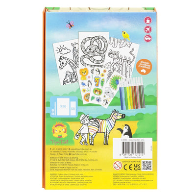 Tiger Tribe Colouring Set - Zoo Arts & Crafts Tiger Tribe 