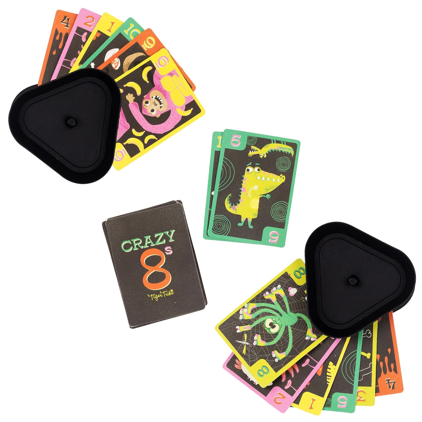 Tiger Tribe Crazy 8's + Go Fish! - Card Game Set Games Tiger Tribe 