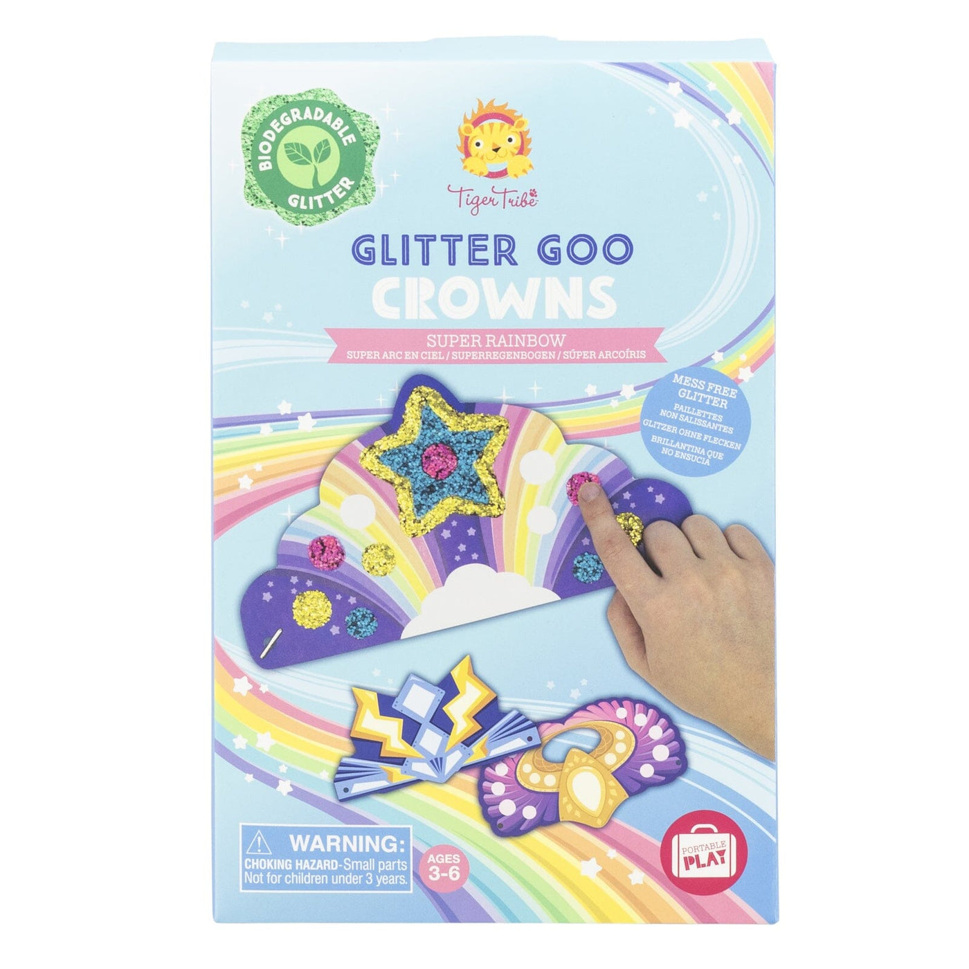 Tiger Tribe Glitter Goo - Super Rainbow Arts & Crafts Tiger Tribe 