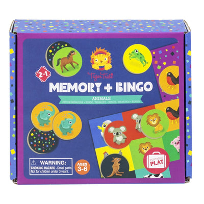 Tiger Tribe Memory + Bingo - Animals Games Tiger Tribe 