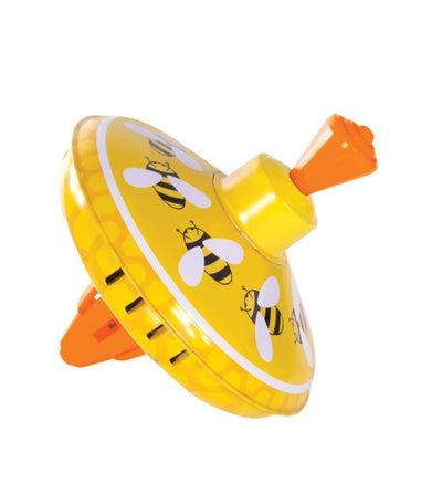 Tin Top - Bees Toy IS Gifts Yellow 