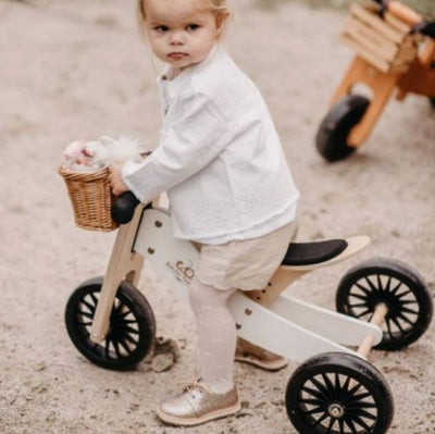 Tiny Tot Plus Trike - White Bike Kinderfeets 