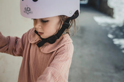Toddler Bike Helmet Matte Rose Bike Kinderfeets 