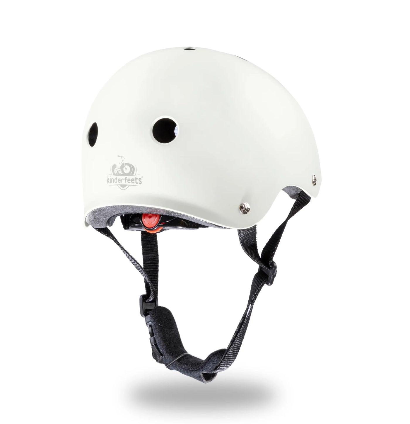 Toddler Bike Helmet Matte White Bike Kinderfeets 