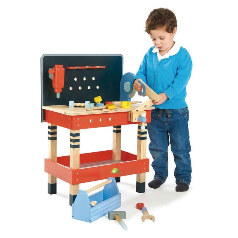 Tool Bench SHOP Wooden Toy Tender Leaf Toys 