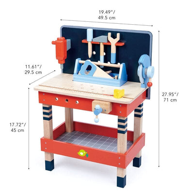 Tool Bench SHOP Wooden Toy Tender Leaf Toys 