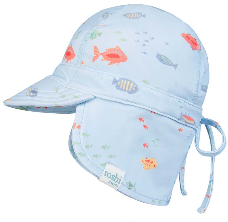Toshi Classic Baby Swim Flap Cap - Reef Swim Hats Toshi 