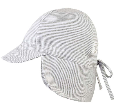 Toshi Flap Cap - Dove Hats Toshi 