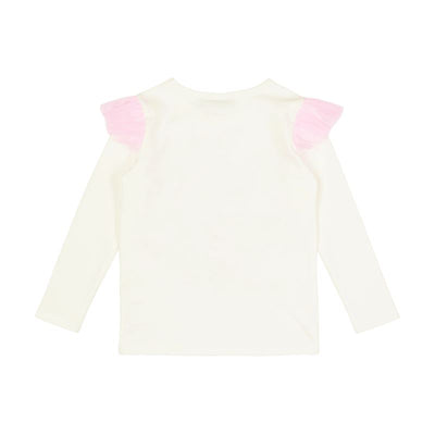 Unicorn Lullaby LS T-Shirt With Shoulder Frills Long Sleeve T-Shirt Rock Your Baby 