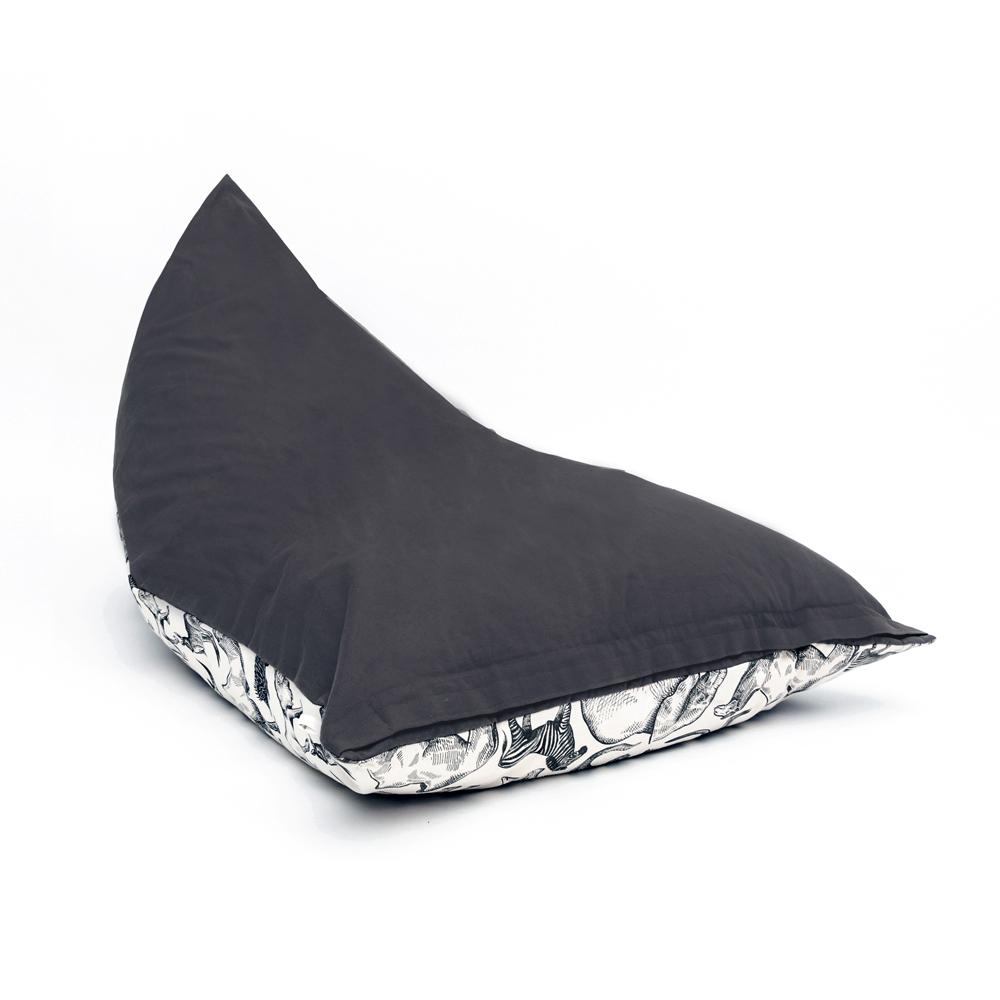 WILD ONES COLLECTION - Bean Bag cover - Charcoal Bean Bags Cocoon Couture 