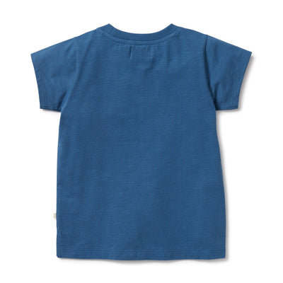 Wilson & Frenchy Dark Blue Organic Pocket Tee Short Sleeve T-Shirt Wilson & Frenchy 