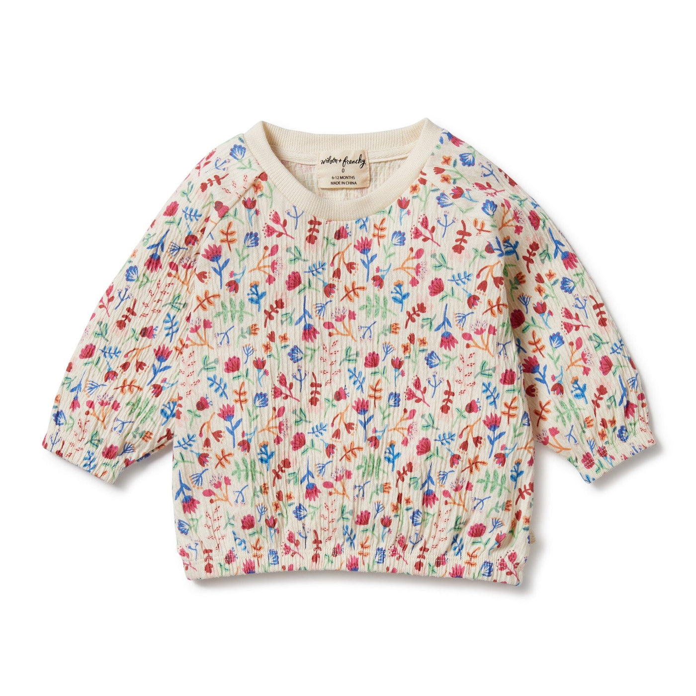 Wilson & Frenchy Tropical Garden Crinkle Sweat Sweatshirt Wilson & Frenchy 