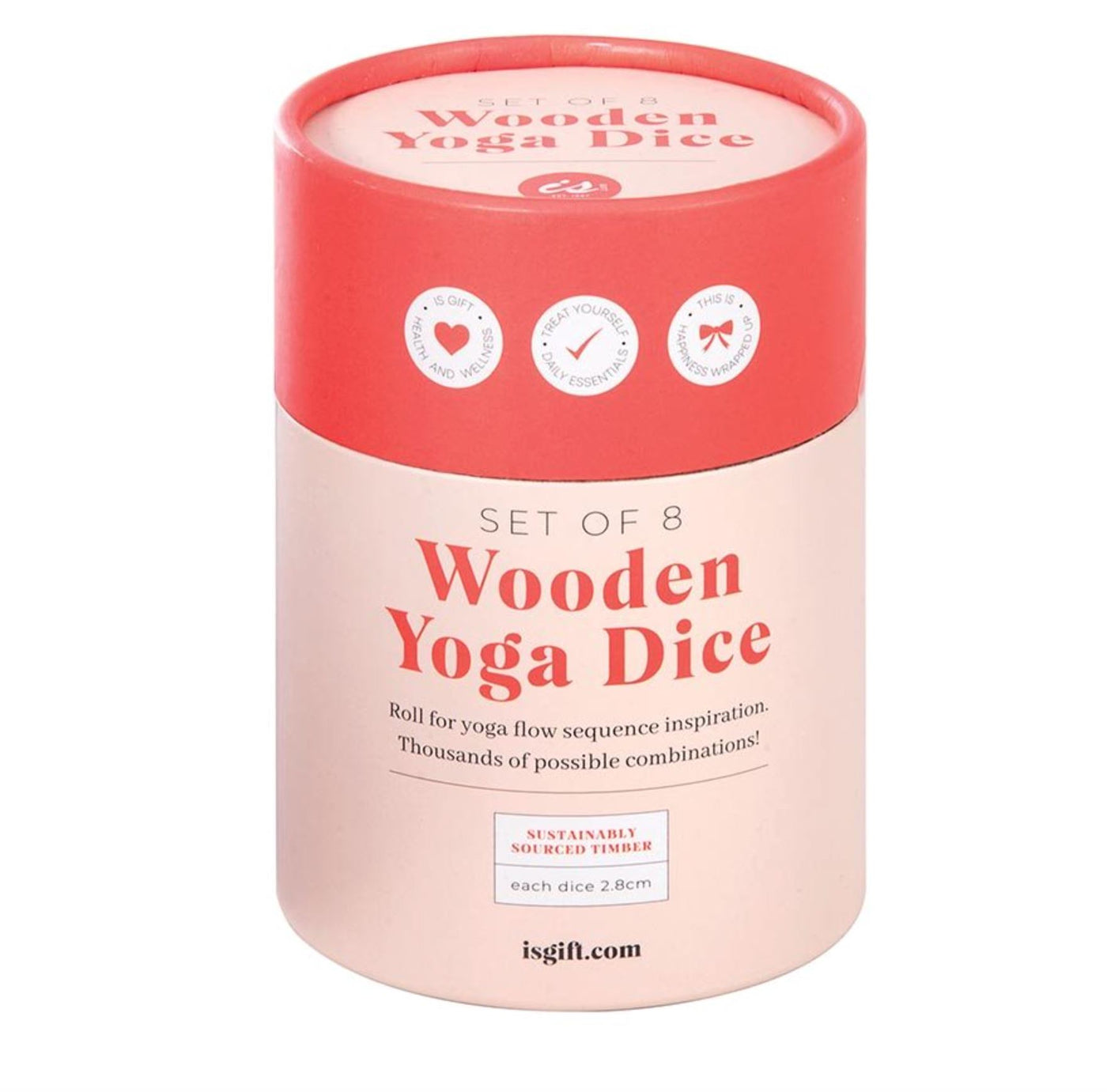 Wooden Yoga Dice Set Games IS Gifts 