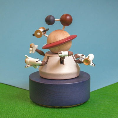 Wooderful Life Up and Down Outer Space Music Box Musical Toy Wooderful Life 