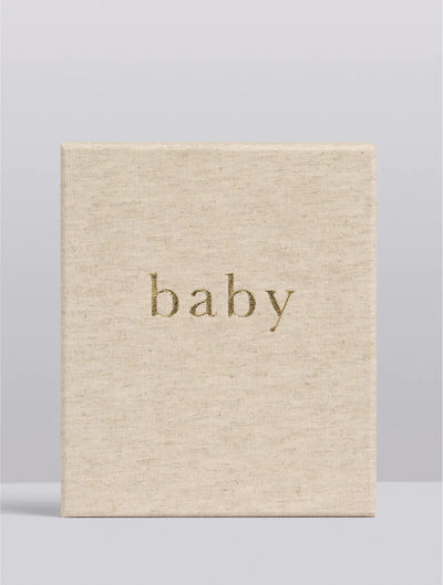 Write To Me Baby Journal - The First Year Of You -Oatmeal Journal Write To Me 