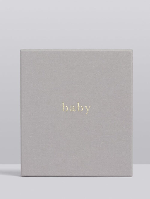 Write To Me Baby Journal - Your First Five Years - Light Grey